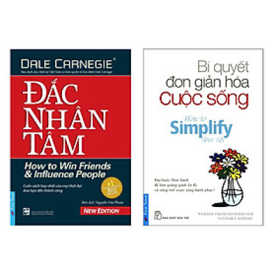 Combo Đắc Nhân Tâm + Bí Quyết Đơn Giản Hóa Cuộc Sống (2 Quyển)