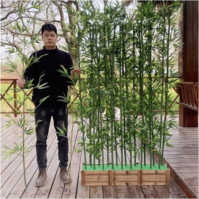 Cành trúc giả Cây trúc giả xịn nhiều lá - Size từ 120cm đến 200cm - Cây giả, hoa lụa Decor trang trí nhà cửa