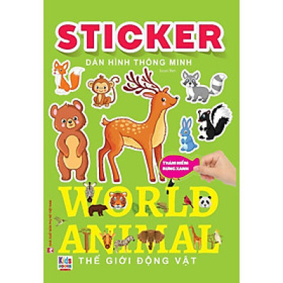 Sách - Sticker Dán Hình Thông Minh - Thám Hiểm Rừng Xanh - Việt Thư