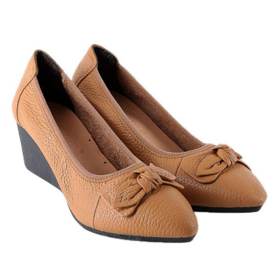 Giày nữ da bò 5 phân Huy Hoàng màu da, đen, nâu HJ7941-42-43