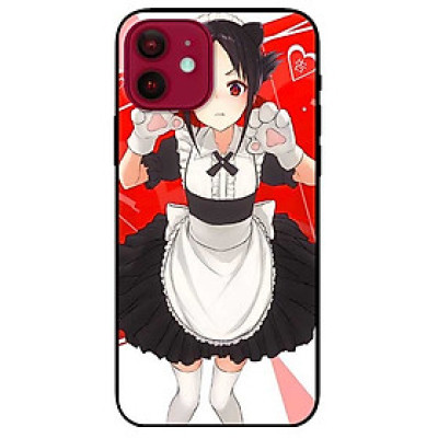 Ốp lưng dành cho Iphone 12 - 12 Pro mẫu Cô Gái Mèo