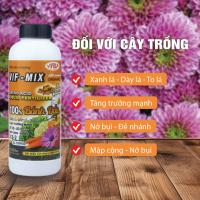 VIF-MIX - Phân bón Bánh dầu chai 1 lít