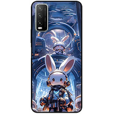 Ốp lưng cho Vivo Y12s - Y20 - Y20s - Y21 - Y21s - Y33s - Y33T - Thỏ Trắng Hành Tinh - Hàng Chính Hãng