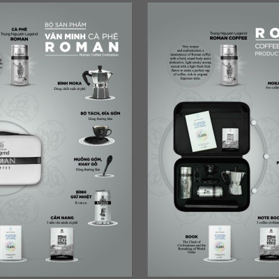 Trung Nguyên Legend - Bộ Sản Phẩm Trung Nguyên Legend Văn Minh Cà Phê Roman
