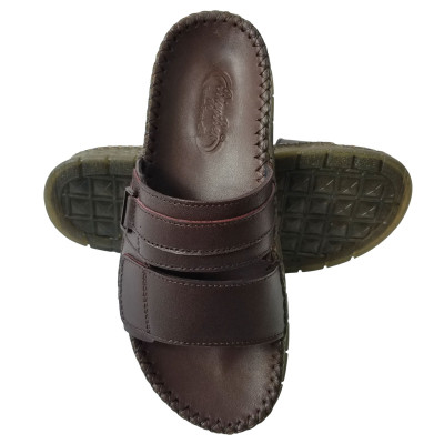 Dép Nam Quai Ngang  Da Bò BIGGBEN DN362