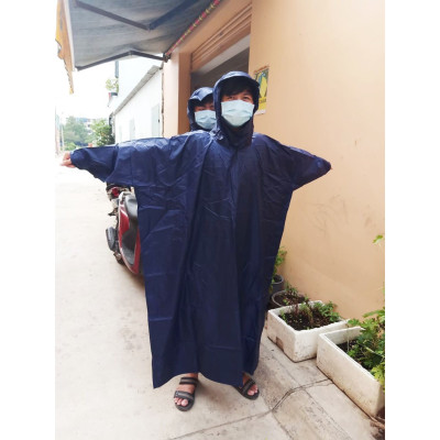 Áo Mưa 2 đầu Người Vải Dù Siêu Bền , Chống Thấm ,  Rộng , Phù Hợp Cho Nam Và Nữ 