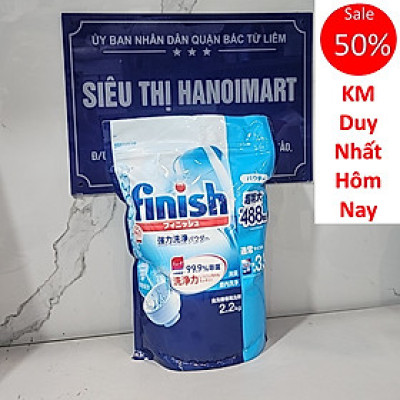 Bột rửa bát finish 2.2 kg