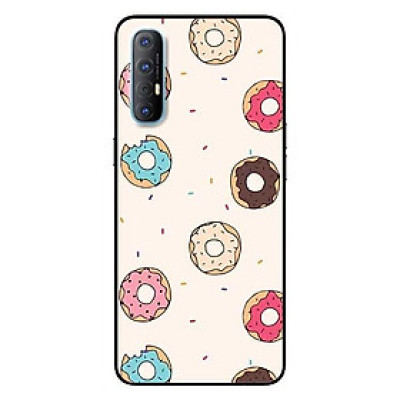Ốp lưng dành cho Oppo Reno 3 / A91 - Reno 3 Pro - Reno 4 - Reno 4 Pro mẫu Họa Tiết Bánh Donut