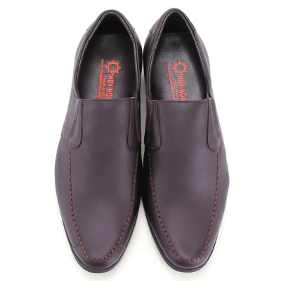 HJ7705-06 - Giày tây nam Huy Hoàng viền chỉ màu nâu, đen