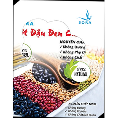 Sora Bột đậu đen cao cấp nguyên chất 100%