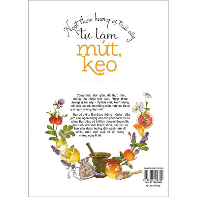 Sách - Ngọt Thơm Hương Vị Trái Cây - Tự Làm Mứt Kẹo - NXB Phụ Nữ