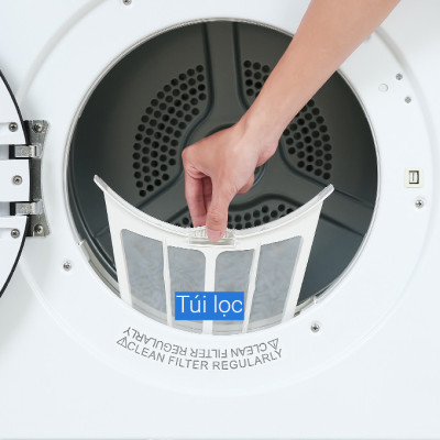 Máy sấy Aqua 7.0kg AQH-V700FW - Hàng chính hãng (chỉ giao HCM)