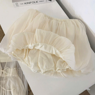 Set váy tơ tay bồng tiểu thư sang chảnh