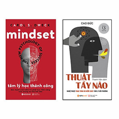 Combo 2 cuốn sách  : Tâm Lý Học Thành Công + Thuật Tẩy Não