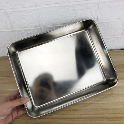 KHAY INOX 304 SÂU CAO CẤP – THIẾT KẾ HIỆN ĐẠI, BỀN BỈ & TIỆN DỤNG - KHAY INOX 304 CHỮ NHẬT NHIỀU SIZE,