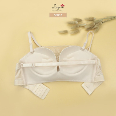 Áo bra quây ren cao cấp LUPERI bản 3 móc kèm 1 dây ngang SP852