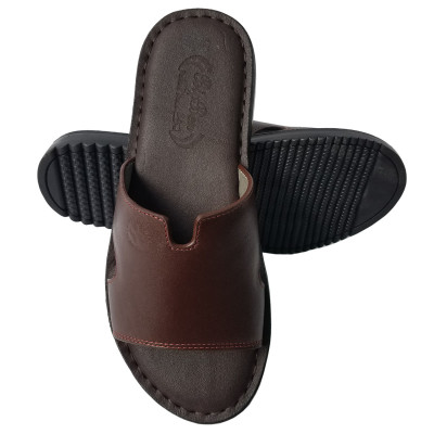 Dép Nam Quai Ngang  Da Bò BIGGBEN DN359