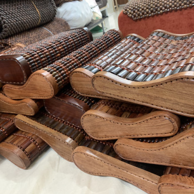 Gối Hạt Gỗ Trắc Cao Cấp - Gối Công Thái Học ( Mian. vn )