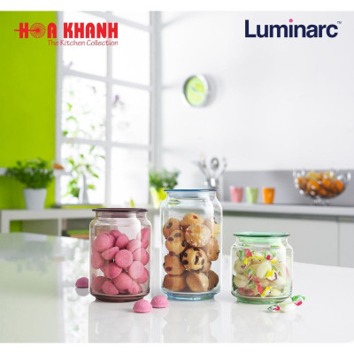 Hũ Thủy Tinh Luminarc Rondo Blue 1L - L0364