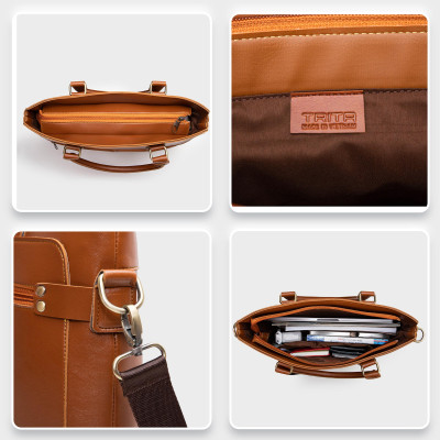 Cặp công sở Trita ( Thời trang nam đa năng - Cặp da TCA12 )