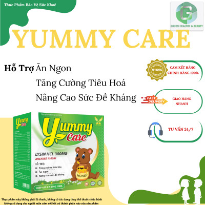[TPBVSK] Yummy Care (Gấu) - Syrup Hỗ trợ Ăn ngon, Tăng cường tiêu hóa
