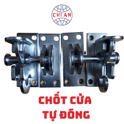 Chốt Cửa Tự Động An Toàn, Cao Cấp, Khoá Tự Cài Bằng Sắt CNC Nhúng Kẽm – Không Han Rỉ, ĐÈN TRANG TRÍ , ĐỒNG HỒ TREO TƯỜNG