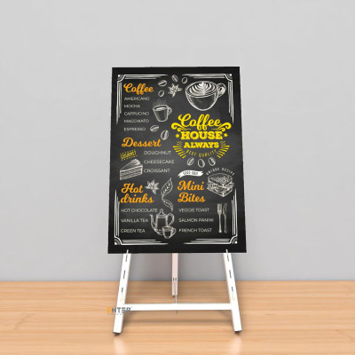 Khung vẽ - giá đỡ tranh Enter GV040 40cm đen / trắng / vàng