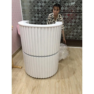 Quầy thu ngân ngang 80cm mẫu sọc dọc đủ màu