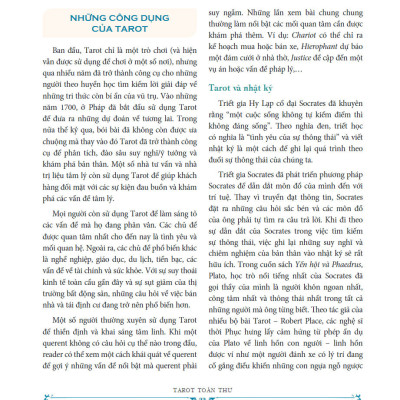 Tarot Toàn Thư - Đọc Vận Mệnh Qua Những Lá Bài -SGB