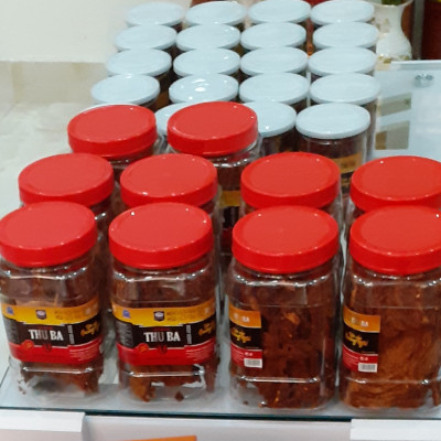 Combo 2 hộp khô bò Thu Ba miếng 500gr (tặng 1 gói 100gr trị giá 94K)