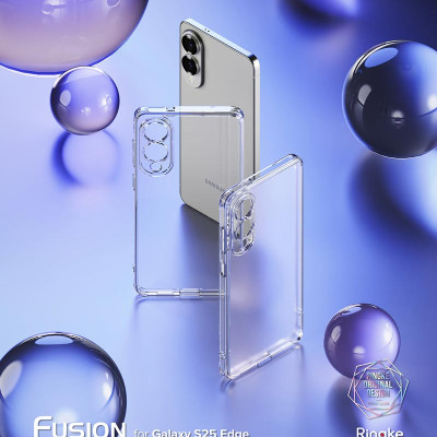 Ốp lưng cho Samsung Galaxy S25 Edge RINGKE Fusion - Hàng Chính Hãng