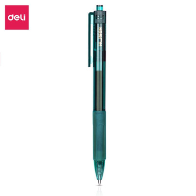 Bút Bi Nước Mực Gel Màu Đen Cao Cấp Ngòi 0.5mm Deli - Kẹp Bút Điều Chỉnh Kích Thước - 4 Màu Sắc Thời Trang BST Văn Phòng Phẩm Cao Cấp Nusign - Phù Hợp Học Sinh Văn Phòng Bút Ký Quà Tặng Thầy Cô Giáo - NS561