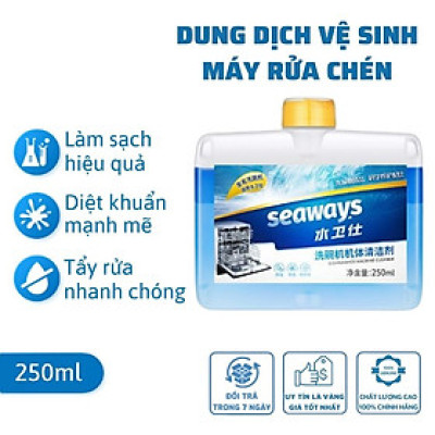 Chai nước vệ sinh máy rửa chén Seaways - 250ml