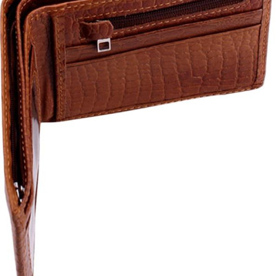 Ví Nam Vân Cá Sấu Huy Hoàng HT2110 (12.5 x 10 cm) - Da Bò
