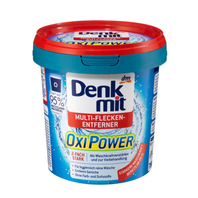 Bột tẩy trắng quần áo Denkmit Oxi Power Đức 750gr tẩy mạnh vết ố bẩn cứng đầu