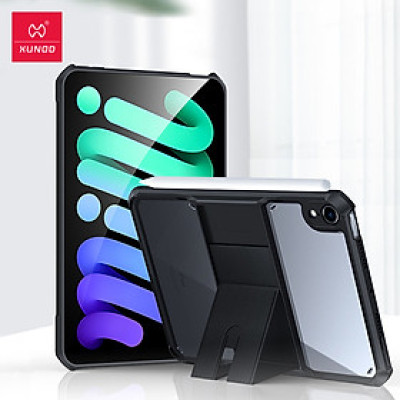 Ốp lưng dành cho iPad Mini 6 hiệu XUNDD có chân dựng, lưng trong viền màu chống ố, chống sốc, bảo vệ camera cao cấp - Hàng chính hãng