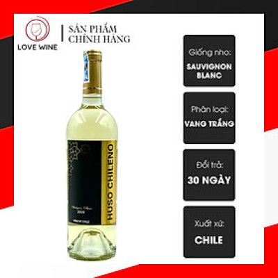 Rượu Vang Trắng Chi Lê Huso Chileno Sauvignon Blanc 