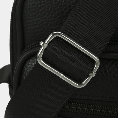 Túi xách công sở nam da thật cao cấp, túi đeo chéo nam đựng IPAD 7.9 inch phối khoen thanh lịch IDIGO MB1 - 6017