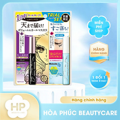 [Bản giới hạn] Set Mascara Chuốt Dài Mi Và Mascara Tẩy Trang Mi Kissme Heroine Make (2 cây)