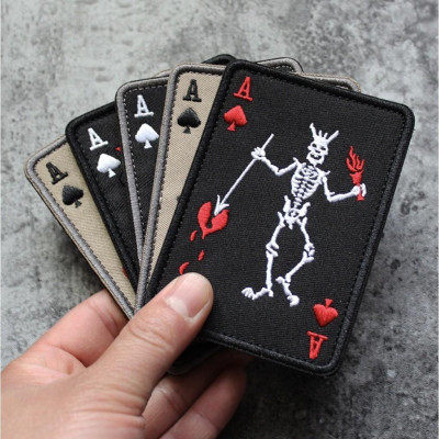 Patch dán lá bài cuối cùng A_dán quần áo_ba lô_túi xách