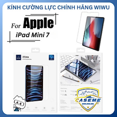 Kính Cường Lực Dành Cho iPad Mini 7 iVista – Chống Vỡ, Chống Trầy Xước - Hàng Chính Hãng
