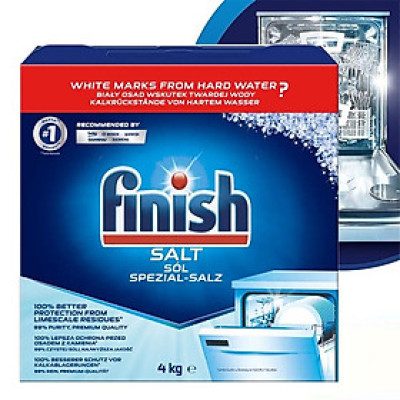 Muối rửa bát Finish 4 kg dành cho máy rửa bát- FINISH DISHWASHER SALT 4KG PACK