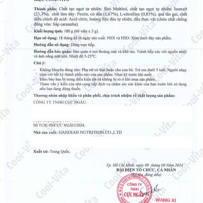 Kẹo Dẻo Củ Dền Thuần Chay Hỗ Trợ Bổ Sung Sắt, Lưu Thông Máu &  Hỗ Trợ Bổ Sung Năng Lượng LCitrulline Vị Đào Coolvita (60 viên x 3g)/hộp