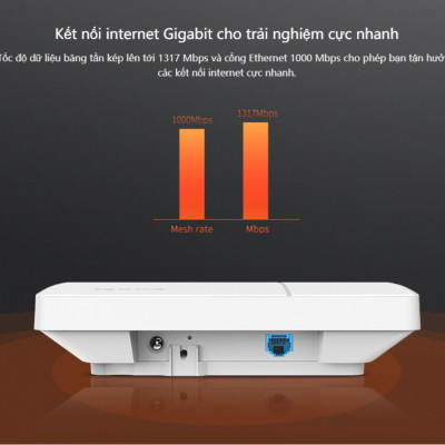 Thiết Bị Phát Wifi Tenda i24 Công Suất Cao 100Users Nguồn POE + Tặng Adapter - Hàng Nhập Khẩu