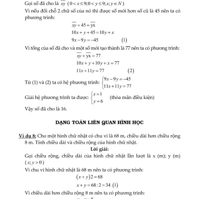 Sách - Phương Pháp Giải Các Dạng Toán Thực Tế 9