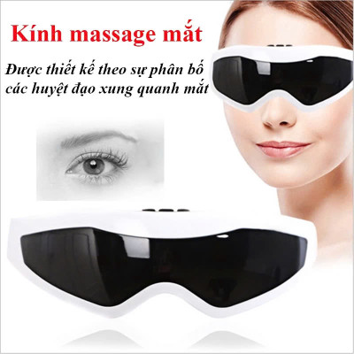 Kính Massage Mắt Công Nghệ Từ Tính Giảm Áp Lực, Giảm Mỏi Mắt Hiệu Quả