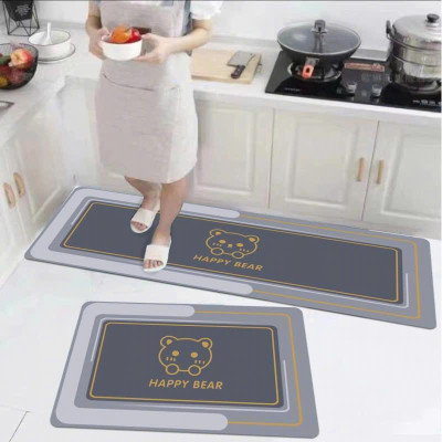 Set 2 Thảm Bếp Silicon - Set 2 thảm silicon phòng tắm