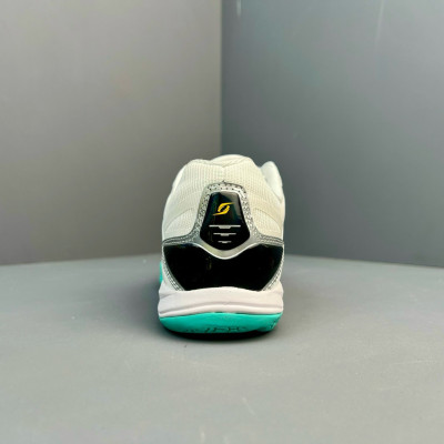 Giày Cầu Lông Speed Art 28013 Trắng Xanh Mint - Khoáng Khí Tối Đa, Êm Ái, Di Chuyển Linh Hoạt, SIêu Bền Bỉ