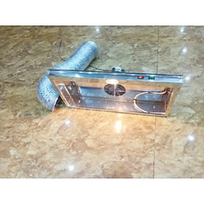 MÁY HÚT MÙI INOX 304 (kt 70 x 38 x 10 . kèm theo ống thun bạc) 