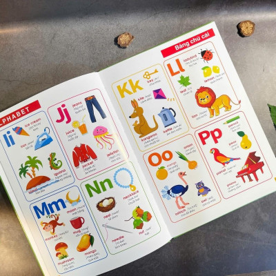 Sách - Combo 2 quyển Từ Điển Anh - Việt - My First 1000 Words + Bách khoa thư về thế giới động vật ( Bìa Cứng) (VT-MK)